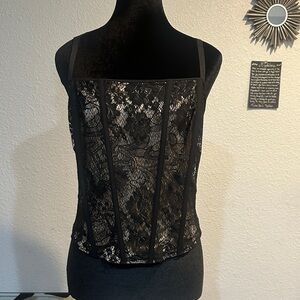 Torrid Black Lace Camisole Top